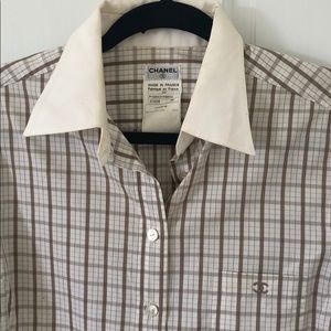 Chanel button down shirt